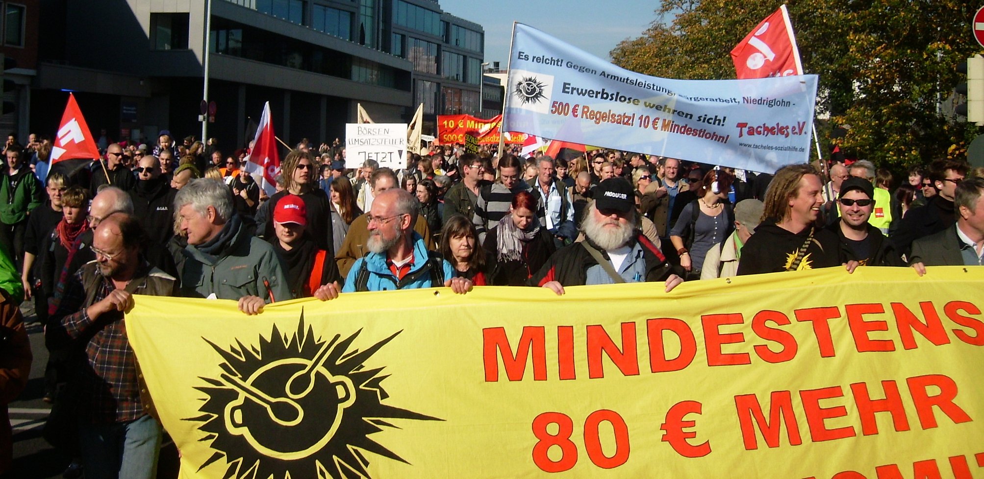 Bundesweite Erwerbslosendemonstration in Oldenburg am 10. Oktober 2010 (Quelle: Erwerbslosen Forum Deutschland)